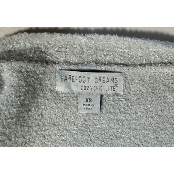 QVC Barefoot Dreams Lite Ribbed Cuff Coastline Cardigan NWOT SEAGLASS SIZE XS - Picture 6 of 9